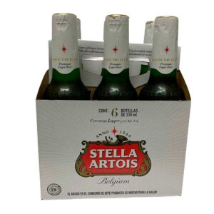 Cerveza Stella Artois 6 botellas de 330 ml c/u